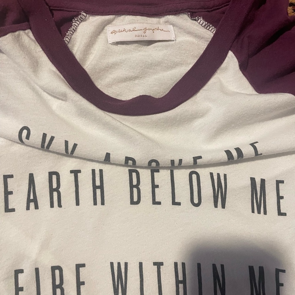 SPIRITUAL GANGSTER 3/4 sleeve tee. Size Small EUC no flaws - Picture 3 of 5
